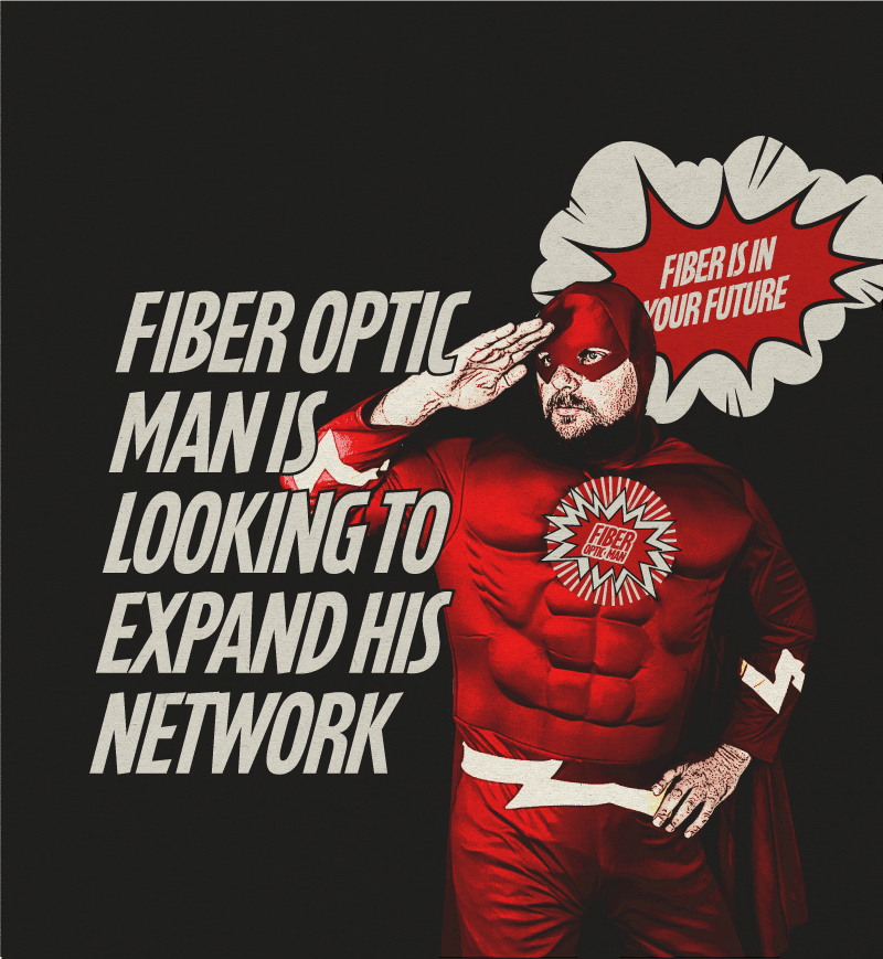 Fiber Optic Man is Expanding His Network