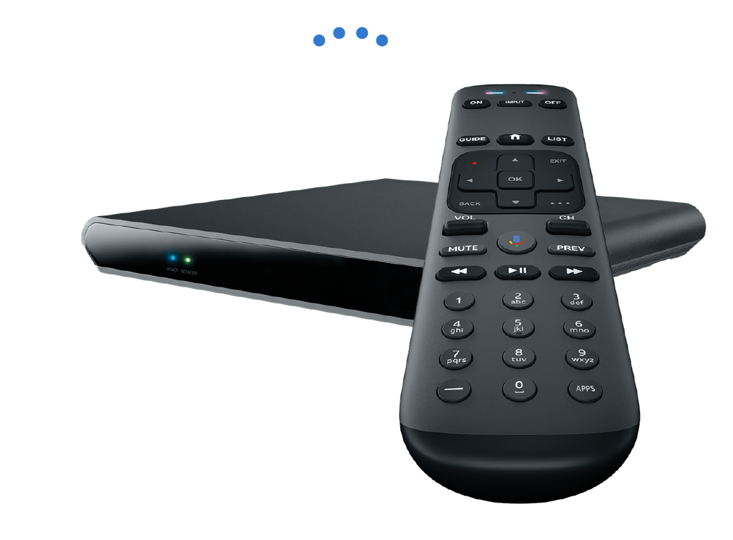 A multi-functional remote for streaming and satellite tv.