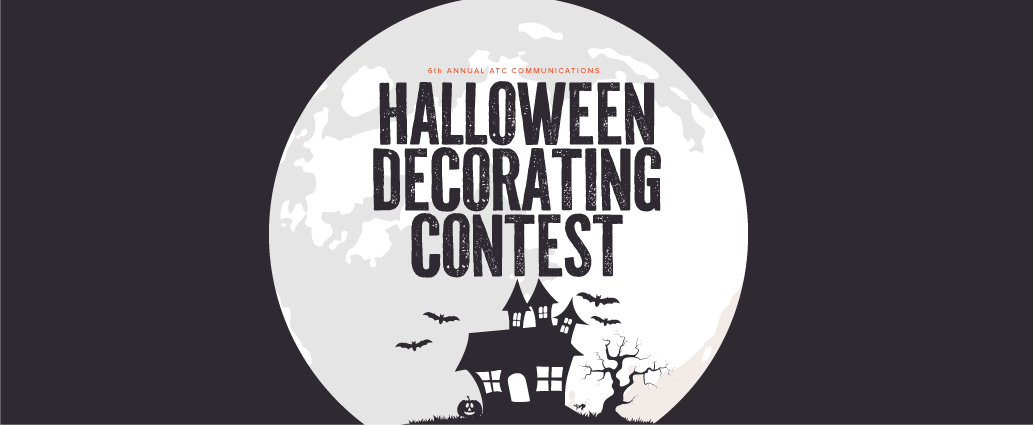 Halloween decorating contest banner.